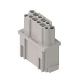 Insert femelle à sertir 12 pôles 10A - 250V|Ilme-IL1CX12DF