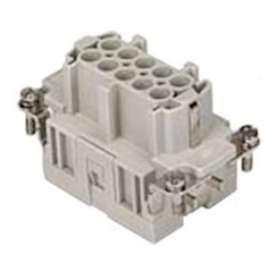 Insert femelle à lame de pression 10P+T 16A 400V gabarit 57.27|Ilme-IL1CSEF10