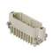 Insert mâle à sertir 25P+T 10A 250V gabarit 66.16