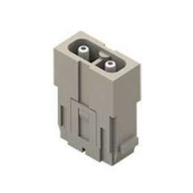 Insert mâle 2 pôles 40A 1000V vis axiale - pour section 2.5 à 8 mm²|Ilme-IL1CX024AM