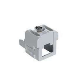 Adaptateur pour connecteur RJ45 mâle CAT 6 class E technologie IDC gabarit 21.21|Ilme-IL1CJK8IMT