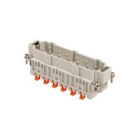 Insert mâle 10P+T+2 auxiliaires 16A - 830V raccordement Squich|Ilme-IL1CMSHM10
