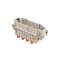 Insert mâle 6P+T+2 auxiliaires 16A - 830V raccordement Squich gabarit 77.27