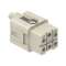 Insert femelle 5P+T 16A 400V à sertir gabarit 21.21