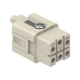 Insert femelle 5P+T 16A 400V à sertir gabarit 21.21|Ilme-IL1CQF05
