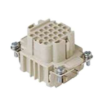 Insert femelle à sertir 24P+T 10A/250V gabarit 44.27|Ilme-IL1CDDF24