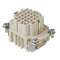 Insert femelle à sertir 24P+T 10A/250V gabarit 44.27