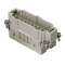 Insert mâleà lame de pression 16P+T 16A 500V numéroté de 17 à 32 - gabarit 77.27