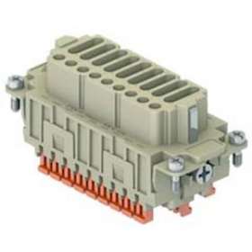 Insert femelle raccordement rapide 27P+T 10A - 400V - gabarit 77.27 - série CDSH|Ilme-IL1CDSHF27
