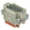 Insert mâle raccordement rapide 18P+T 10A - 400V - gabarit 57.27 - série CDSH