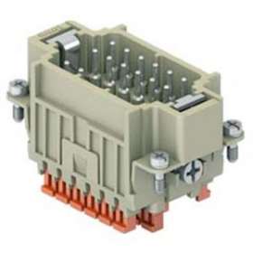 Insert mâle raccordement rapide 18P+T 10A - 400V - gabarit 57.27 - série CDSH|Ilme-IL1CDSHM18