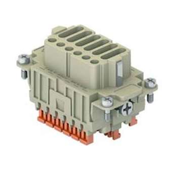 Insert femelle raccordement rapide 18P+T 10A - 400V - gabarit 57.27 - série CDSH|Ilme-IL1CDSHF18