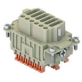 Insert femelle raccordement rapide 18P+T 10A - 400V - gabarit 57.27 - série CDSH|Ilme-IL1CDSHF18