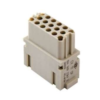 Insert femelle à sertir 17 pôles 10A - 160V|Ilme-IL1CX17DF