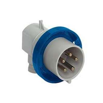 Fiche mobile coudée 220V 32A IP67 2P+T|Ilme-IL1PEW3263SA