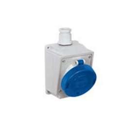 Socle de prise 220V 3P+T 32A IP67|Ilme-IL1PEW3294PP
