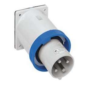 Socle de connecteur encastré 2P+T 220V IP67 63A|Ilme-IL1PEW6363SI