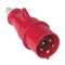 Fiche mobile 380V 32A IP44 3P+T+N + inversion de phases