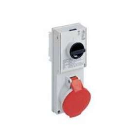 Prise ver 380V 32A 3P+T+n IP44 thermoplastique + sup. fus.|Ilme-IL1SQV3265
