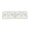 Embase adhésive,4 voies,25,4x25,4mm,ABS,Naturel,Cdt.500|Panduit Composants Industriels-PNUABM2S-A-D