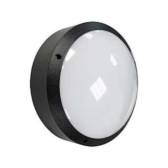 Lum led Sola 18W 3000K IP65 IK10 base noir|-GCHSO183B