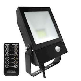 Led floodlight QT 50W 4000K noir PIR|-GCHQTFL504PIR