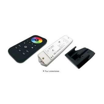 Kit sans fil RGB(W) 4 zones 24VDC 4x5A|-GCHRGBWCW4Z