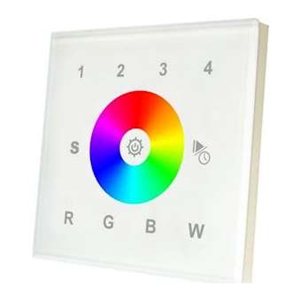 Kit sans fil RGB(W) panneau mural 4 zones blanc|-GCHRGBWWALLW