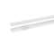 Profil SL7 blanc 2m plexi mat accessoires inclus
