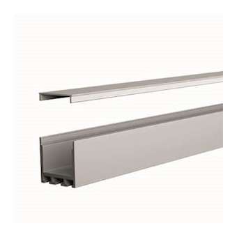 Profil SL Flat 25x25 alu 3m plexi opale acc inclus|-GCHSLF2525AO3