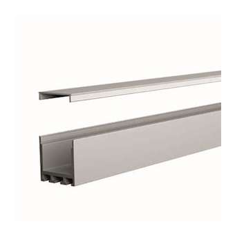 Profil SL Flat 35x35 alu 2m plexi opale acc inclus|-GCHSLF3535AO2