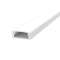 Profil SLW8 blanc 2m plexi mat accessoires inclus