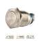 Bouton poussoir acier inox diam. 19 mm Contact NO+NC (F)|-IZYSS19W
