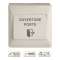 Bouton poussoir ABS Ap 86 x 86 x 41/47 mm Contact inverseur CO/NO/NF
