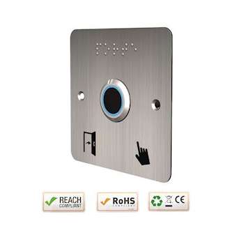 Capteur IR diam. 19 mm 12/24V DC Halo bleu/vert Rel. temporisé + SSP201|-IZYIRS19P201