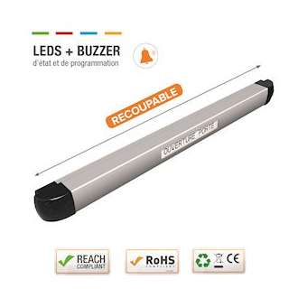 Barre contact PMR 850 mm 2 Ctc Autonome / Pilotable 12/24V DC|-IZYSPB85010