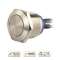 Bouton poussoir acier inox diam. 19 mm Contact NO (F)