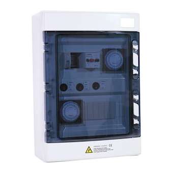 COFFRET DE GESTION PISCINE FILTRATION/BALAI/PROJ 100W - 6,3-10 A - 230V|Jetly-JTY473856