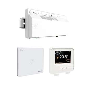 Wiser - Kit pour plancher chauffant hydrau: Passerelle +Thermostat+ actionneur|Schneider Electric-SCHCCTFR6907