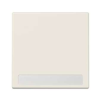 Enjoliveur simple touche porte étiquette / LS 990 Ivoire|Jung france-IUNLS990NA