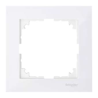 M-PURE CADRE SIMPLE BLANC POLAIRE|Schneider Electric-SCHMTN4010-3619