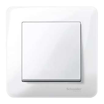 Merten M-Plan - enjoliveur pour commande simple d'éclairage - blanc brillant|Schneider Electric-SCHMTN432119