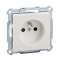 Merten M-Plan - prise 2P+T - NF - borne auto - blanc polaire brillant|Schneider Electric-SCHMTN2500-0319