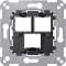 System M - Support RJ45 pour connecteur S-One sans connecteur|Schneider Electric-SCHMTN4575-0000