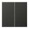 Enjoliveur double touche / LS 990 Titane Anthracite|Jung france-IUNAL2995AN