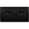 Façade KARO NOIR DOUBLE HORIZONTALE PC PC|Modelec-MD8260-208