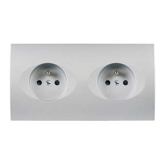 Façade KARO ALU DOUBLE HORIZONTALE PC PC|Modelec-MD8260-212