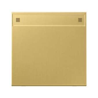 Enjoliveur simple touche porte étiquette / LS 990 Laiton doré|Jung france-IUNME2990NAC