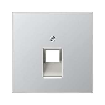 Enjoliveur pour prise IAE/UAE / LS 990 Aluminium|Jung france-IUNAL2969-1UA