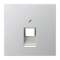 Enjoliveur pour prise IAE/UAE / LS 990 Aluminium|Jung france-IUNAL2969-1UA